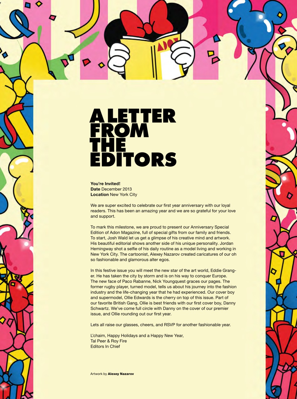 Adon Magazine Preview Pages