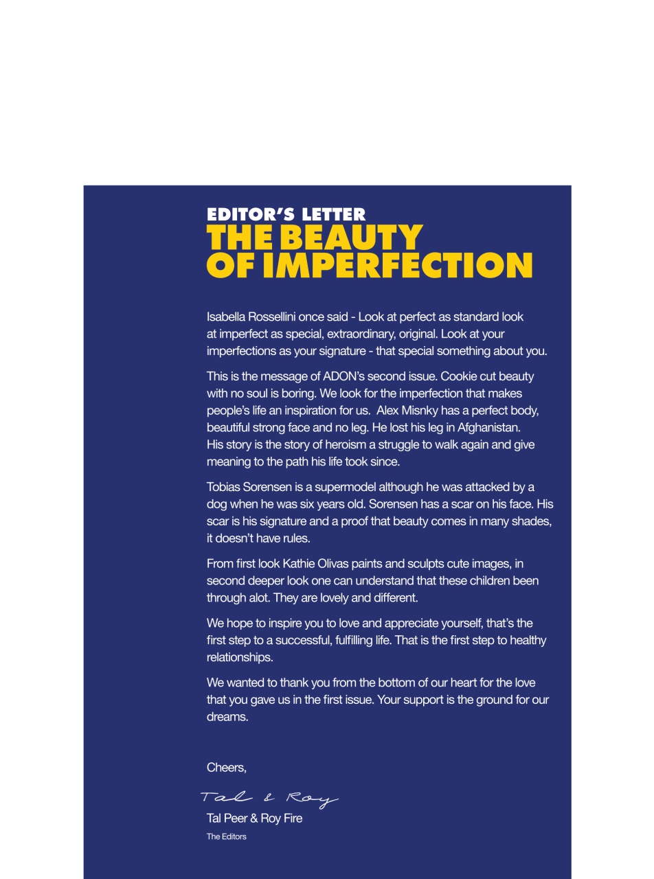 Adon Magazine Preview Pages