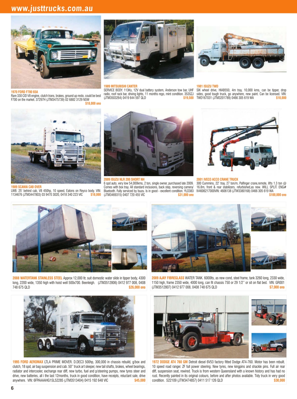JUST TRUCKS Preview Pages