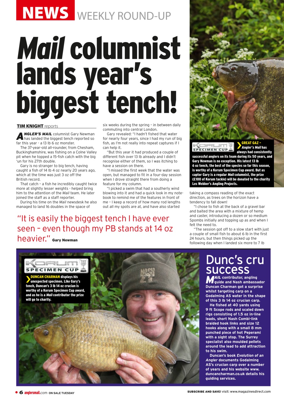 Anglers Mail Preview Pages