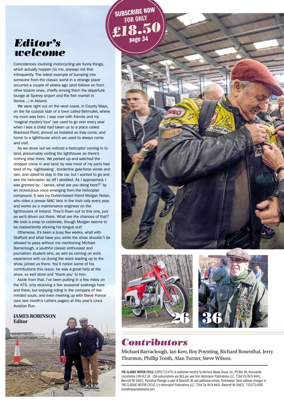 The Classic MotorCycle Preview Pages