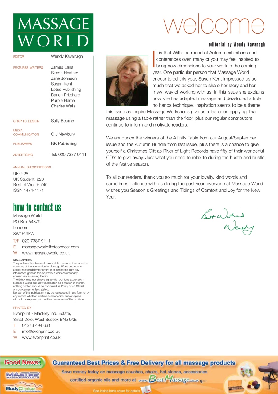 Massage World Preview Pages