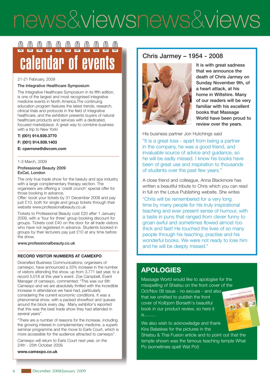 Massage World Preview Pages