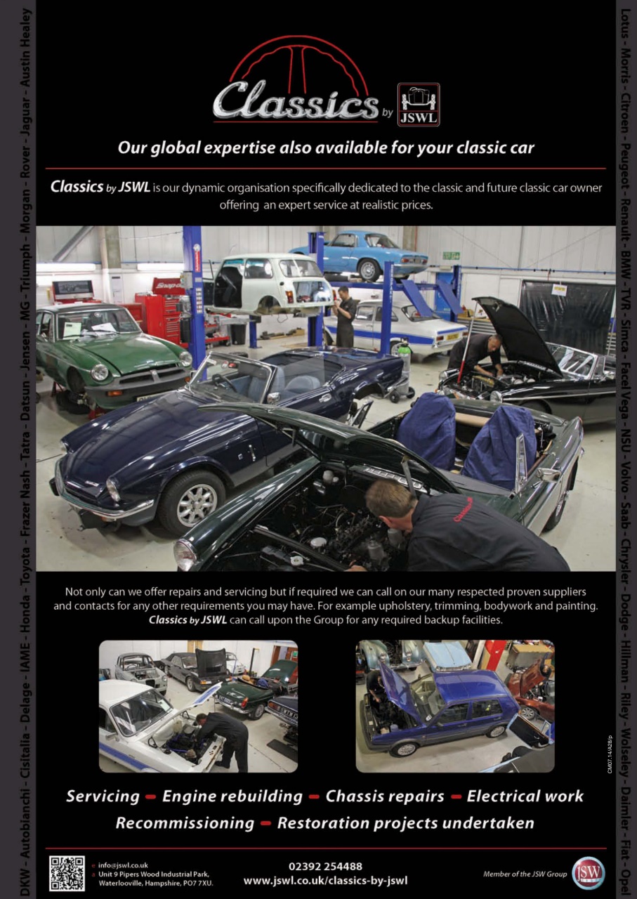Classic Motoring Preview Pages