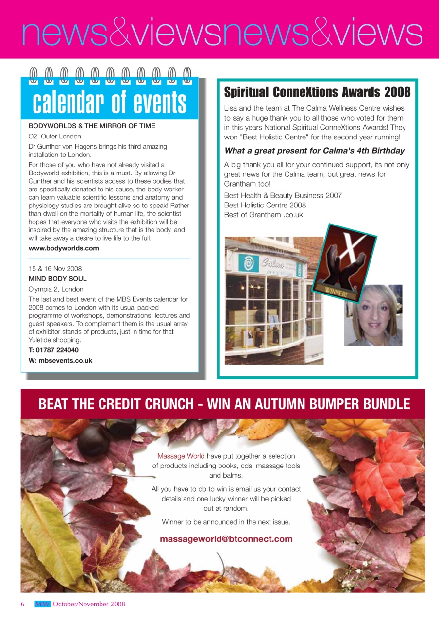 Massage World Preview Pages