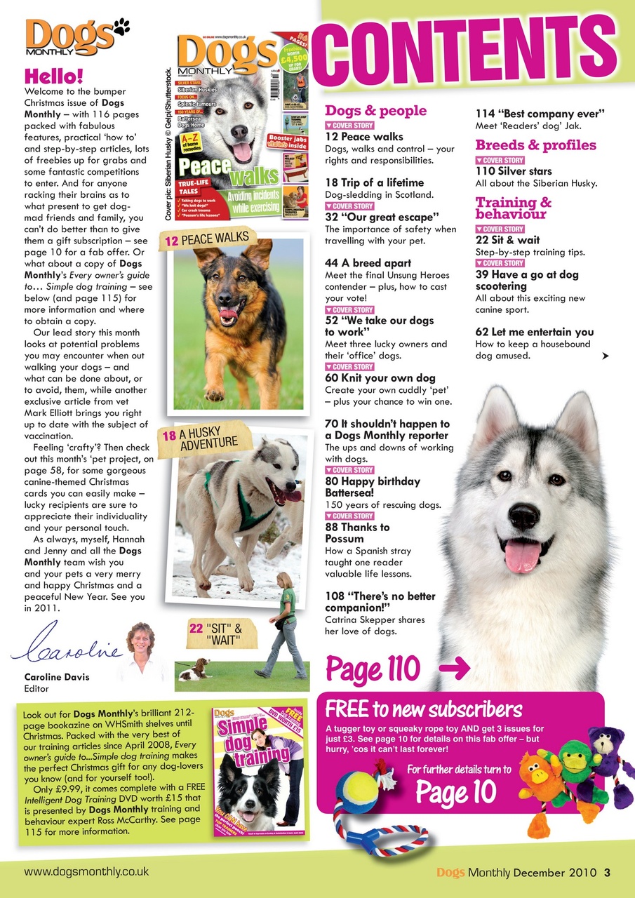 Dogs Monthly Preview Pages