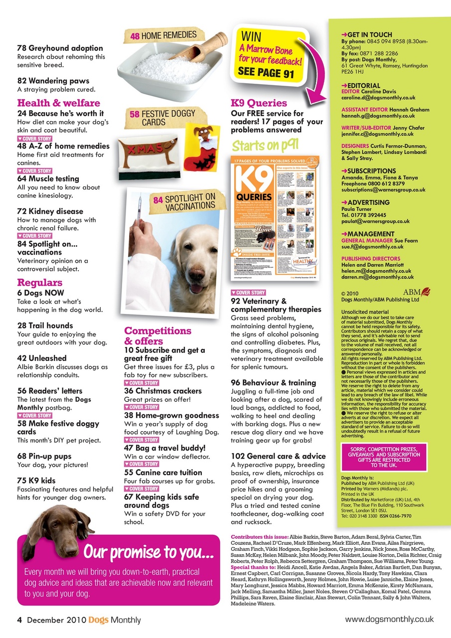 Dogs Monthly Preview Pages