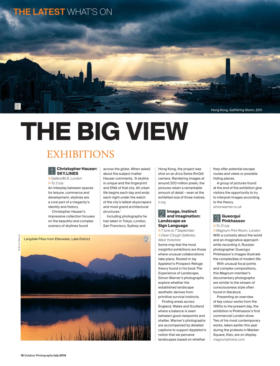 Outdoor Photography Preview Pages