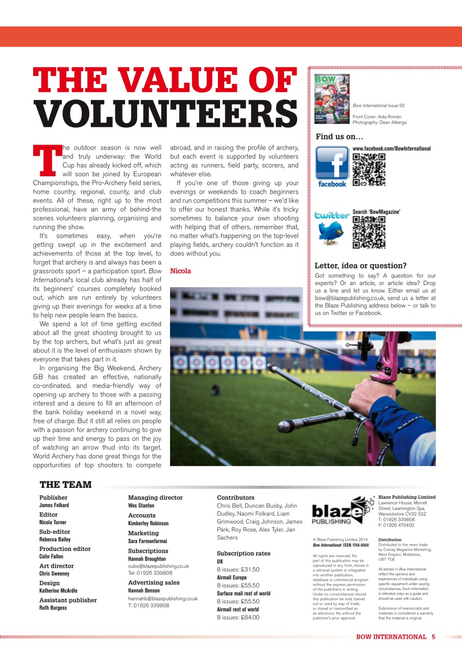 Bow International Preview Pages