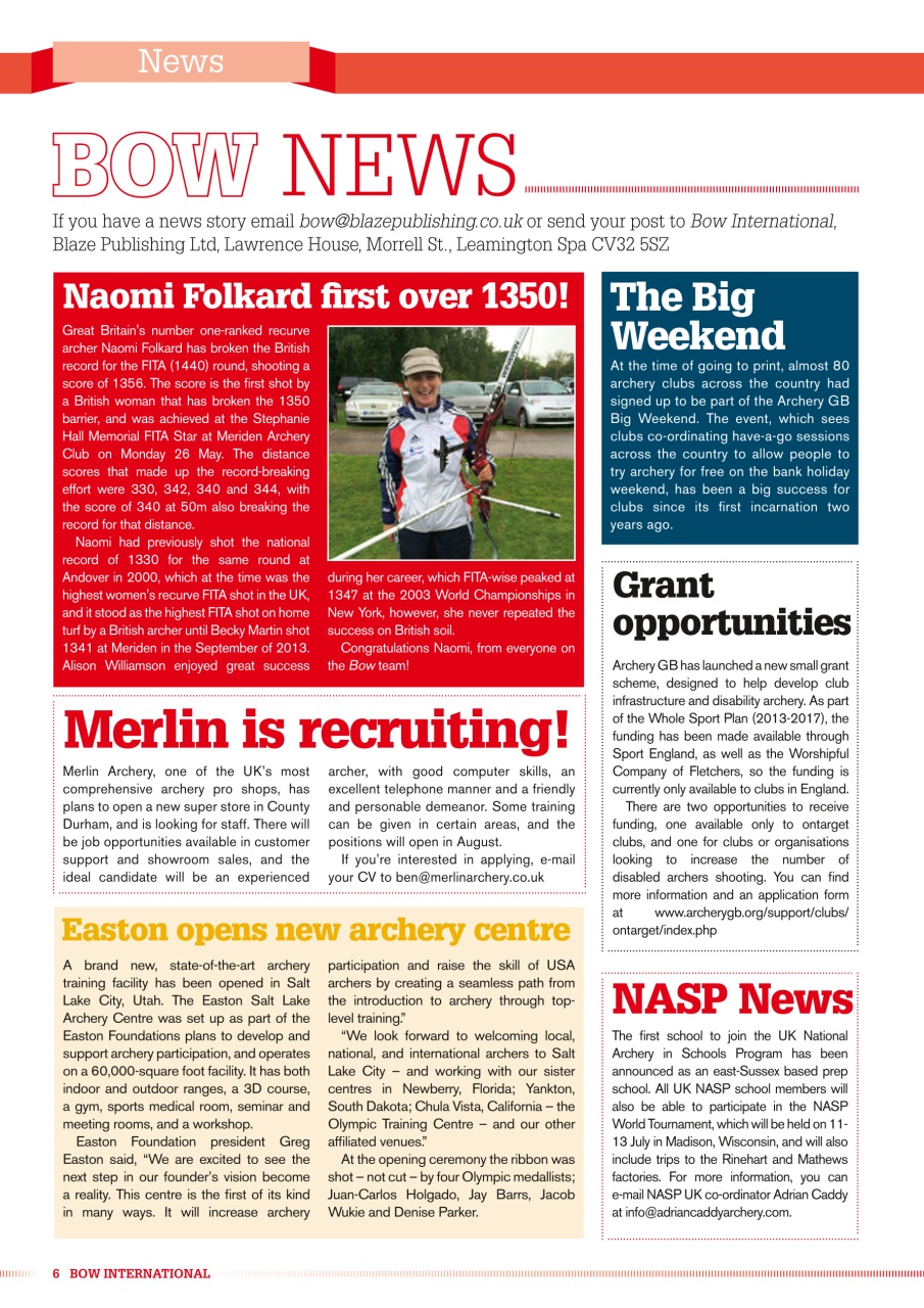 Bow International Preview Pages