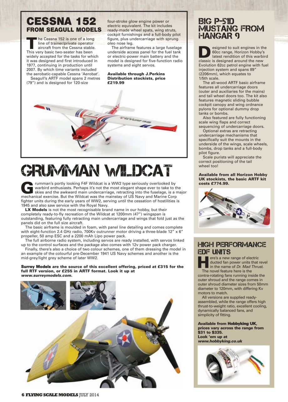 Flying Scale Models Preview Pages