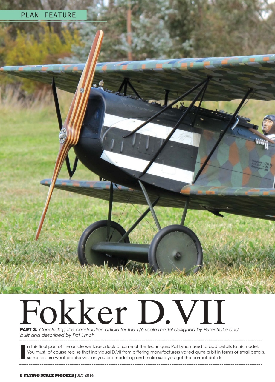 Flying Scale Models Preview Pages