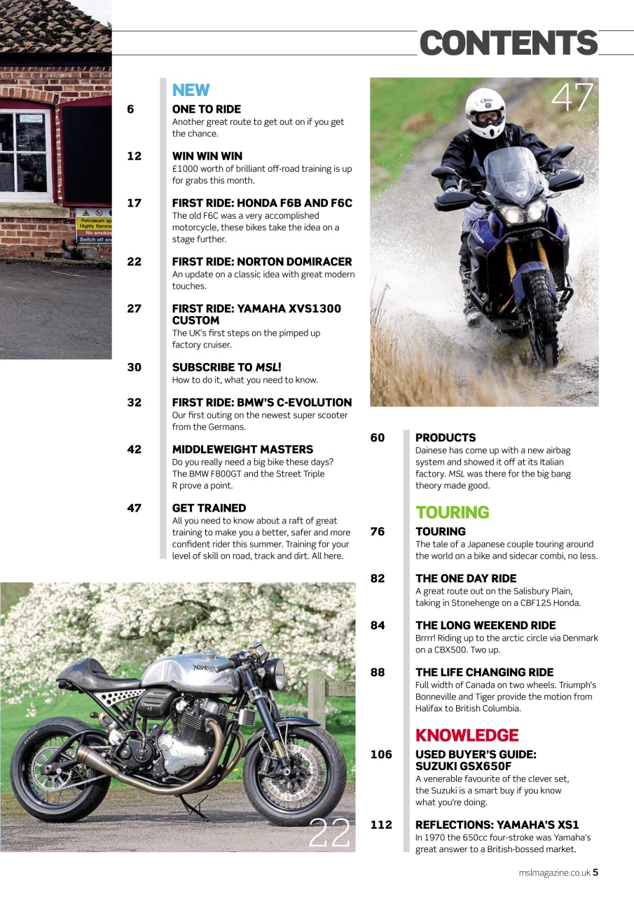 Motorcycle Sport & Leisure Preview Pages