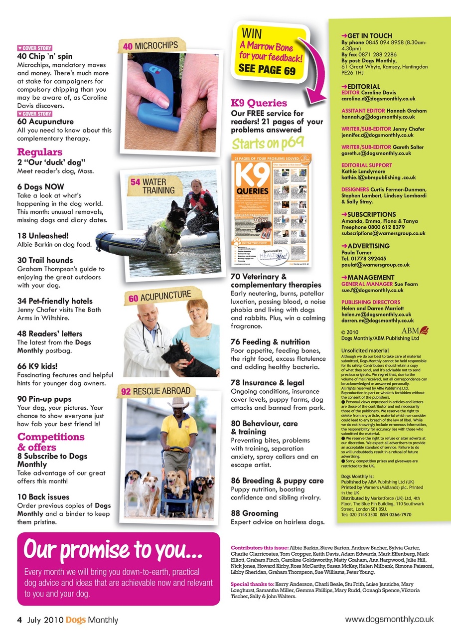 Dogs Monthly Preview Pages