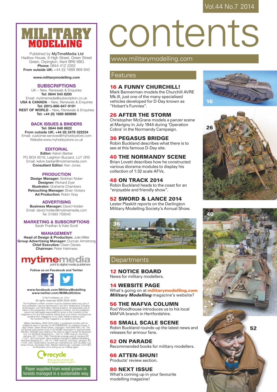 Military Modelling International Magazine Preview Pages
