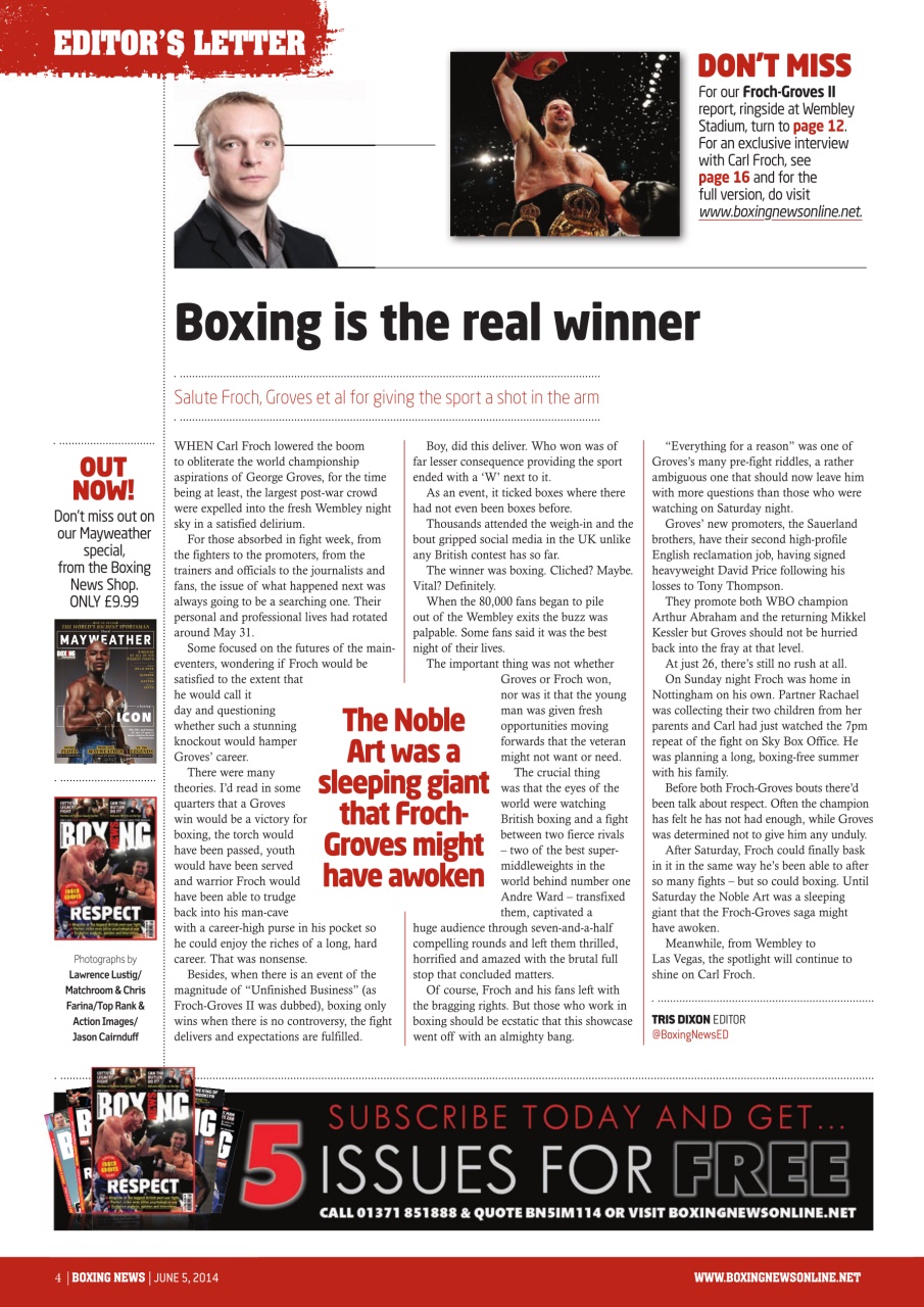 Boxing News Preview Pages