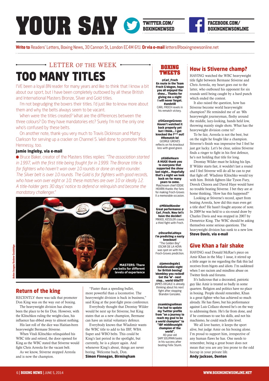 Boxing News Preview Pages