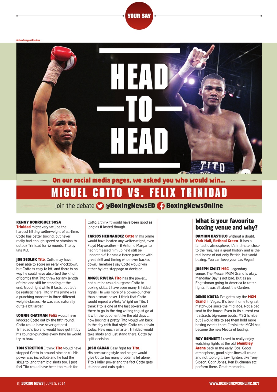 Boxing News Preview Pages