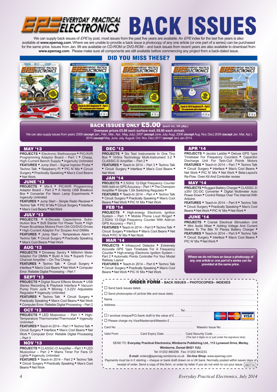 Practical Electronics Preview Pages