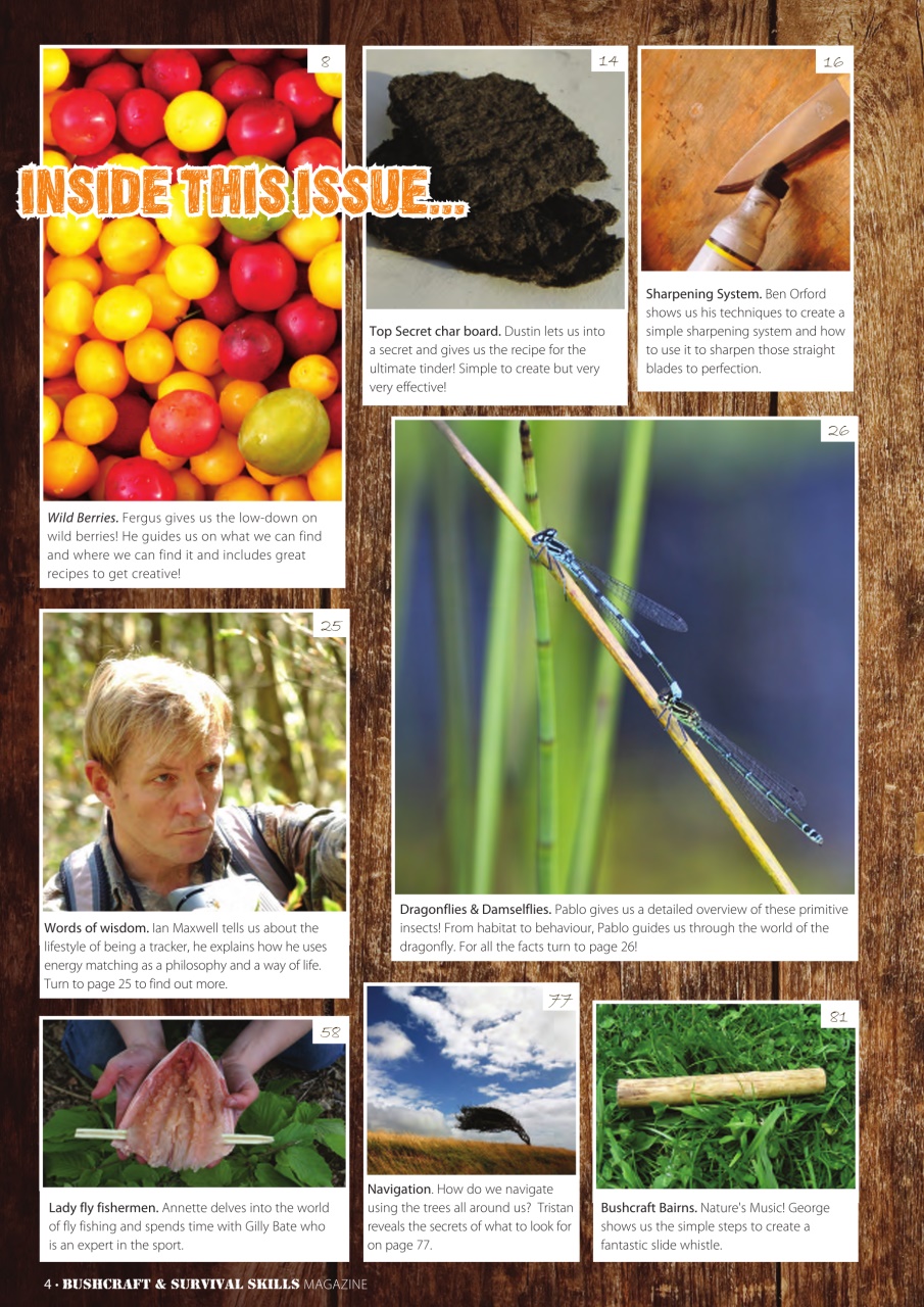 Bushcraft & Survival Skills Magazine Preview Pages