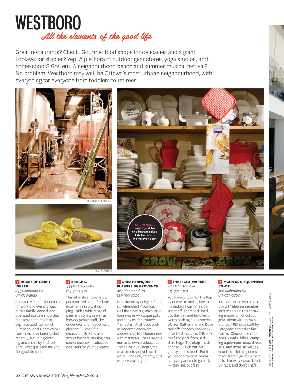 Ottawa Magazine Preview Pages