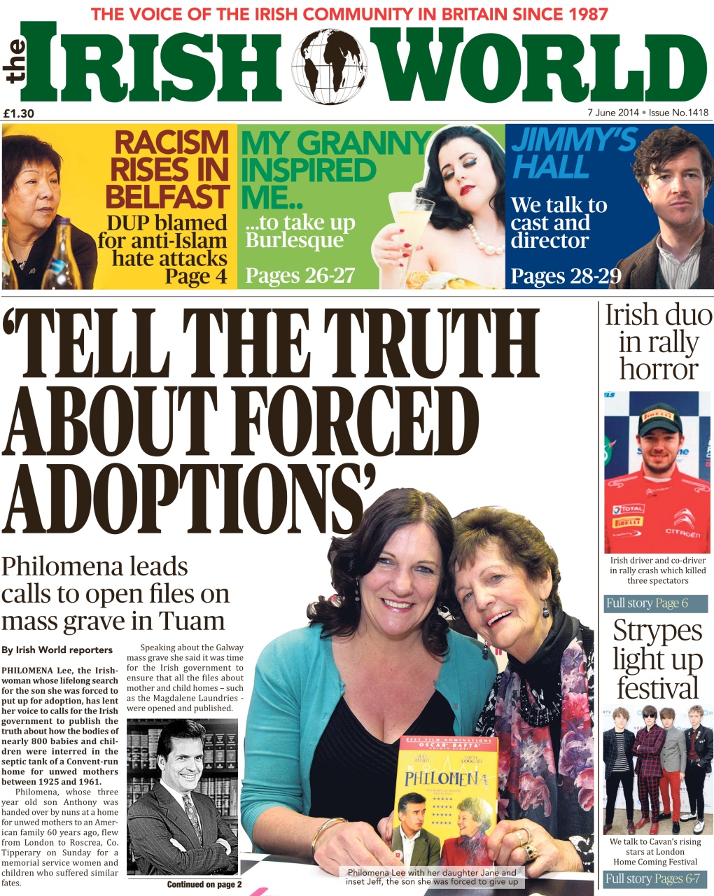 Irish World Preview Pages