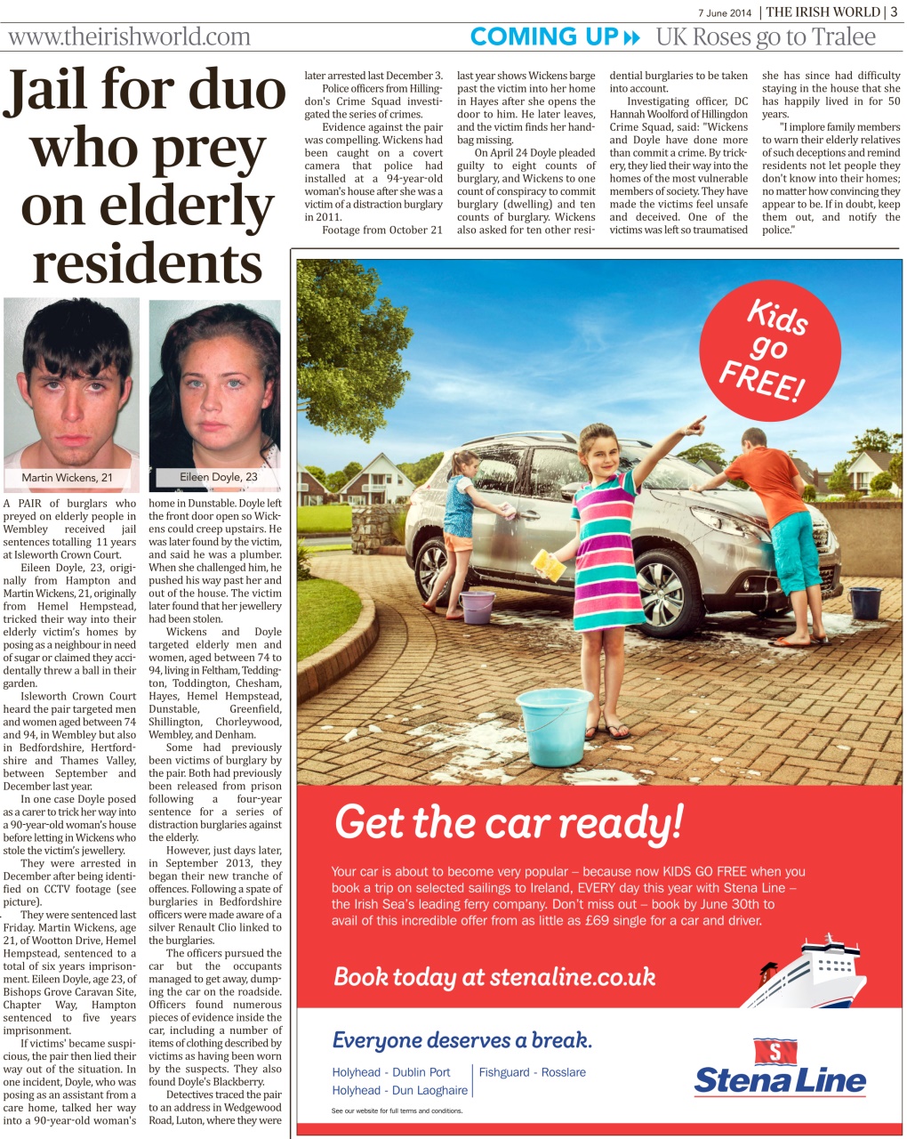 Irish World Preview Pages