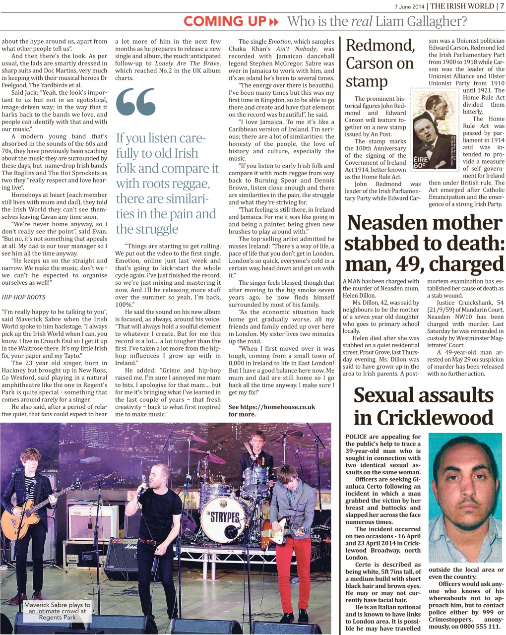 Irish World Preview Pages