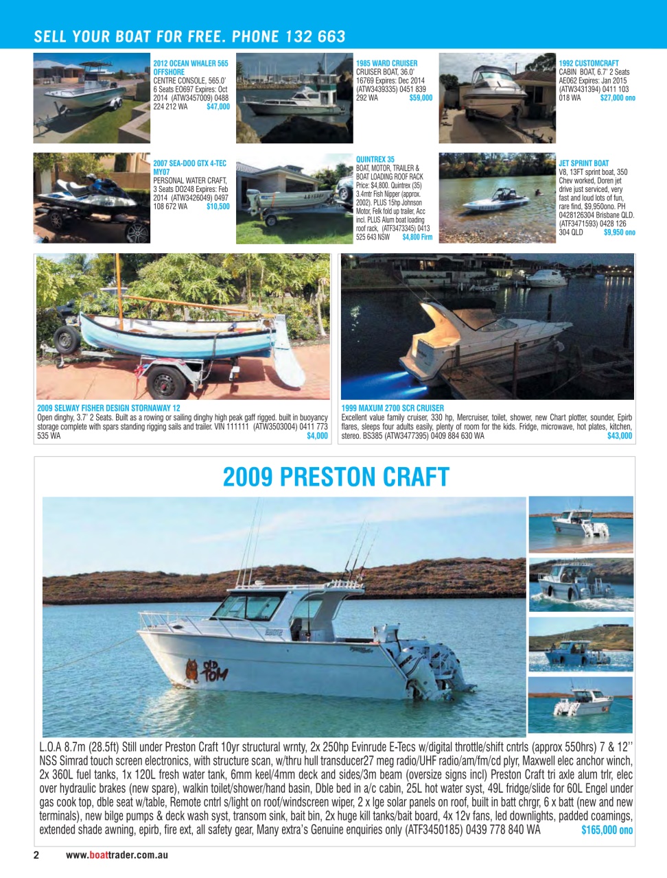 Boat Trader Australia Preview Pages