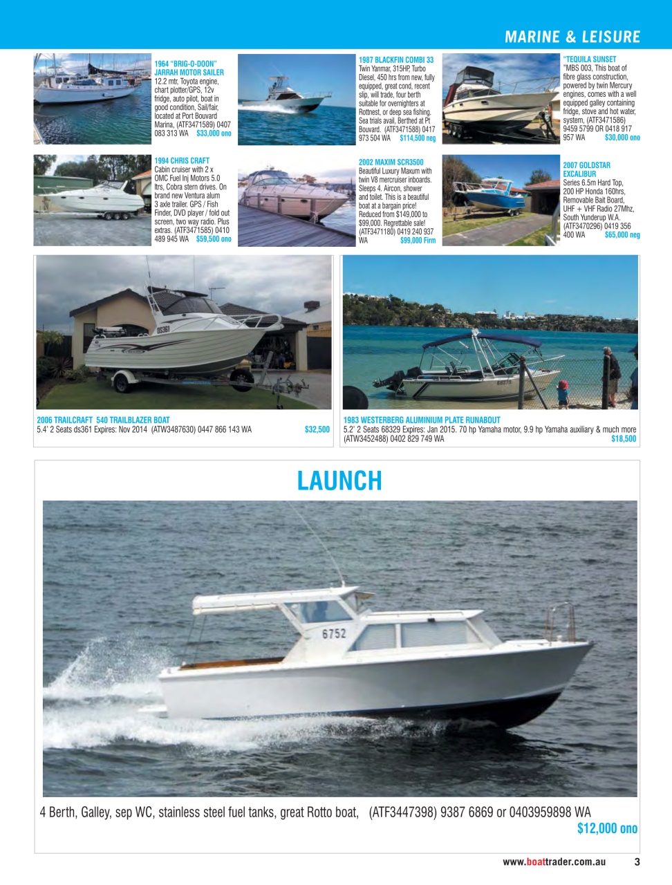 Boat Trader Australia Preview Pages