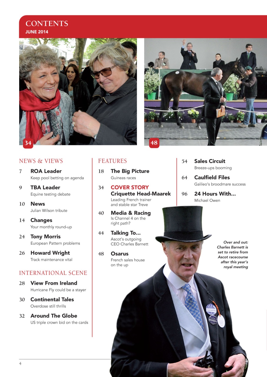 The Owner Breeder Preview Pages