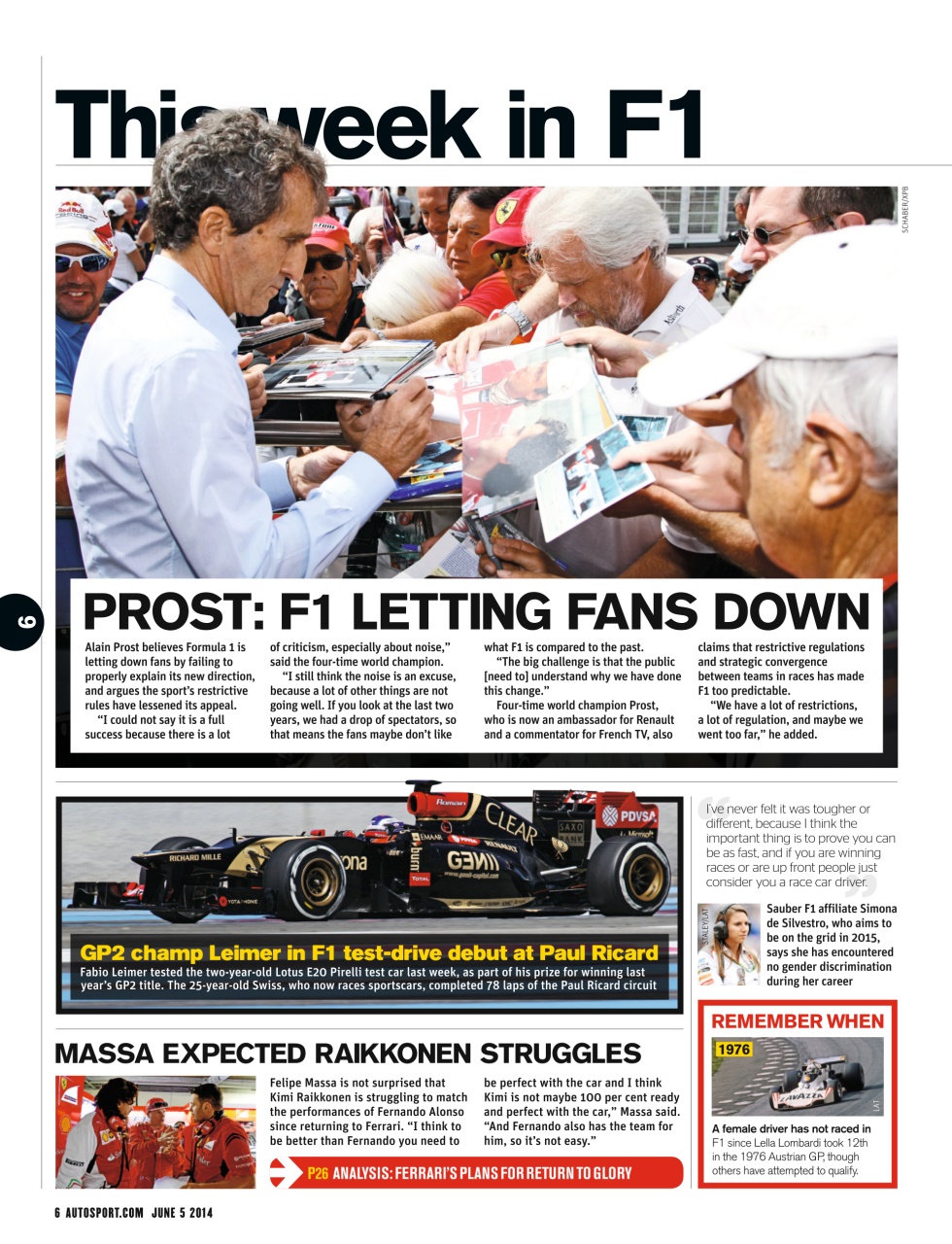 Autosport Preview Pages