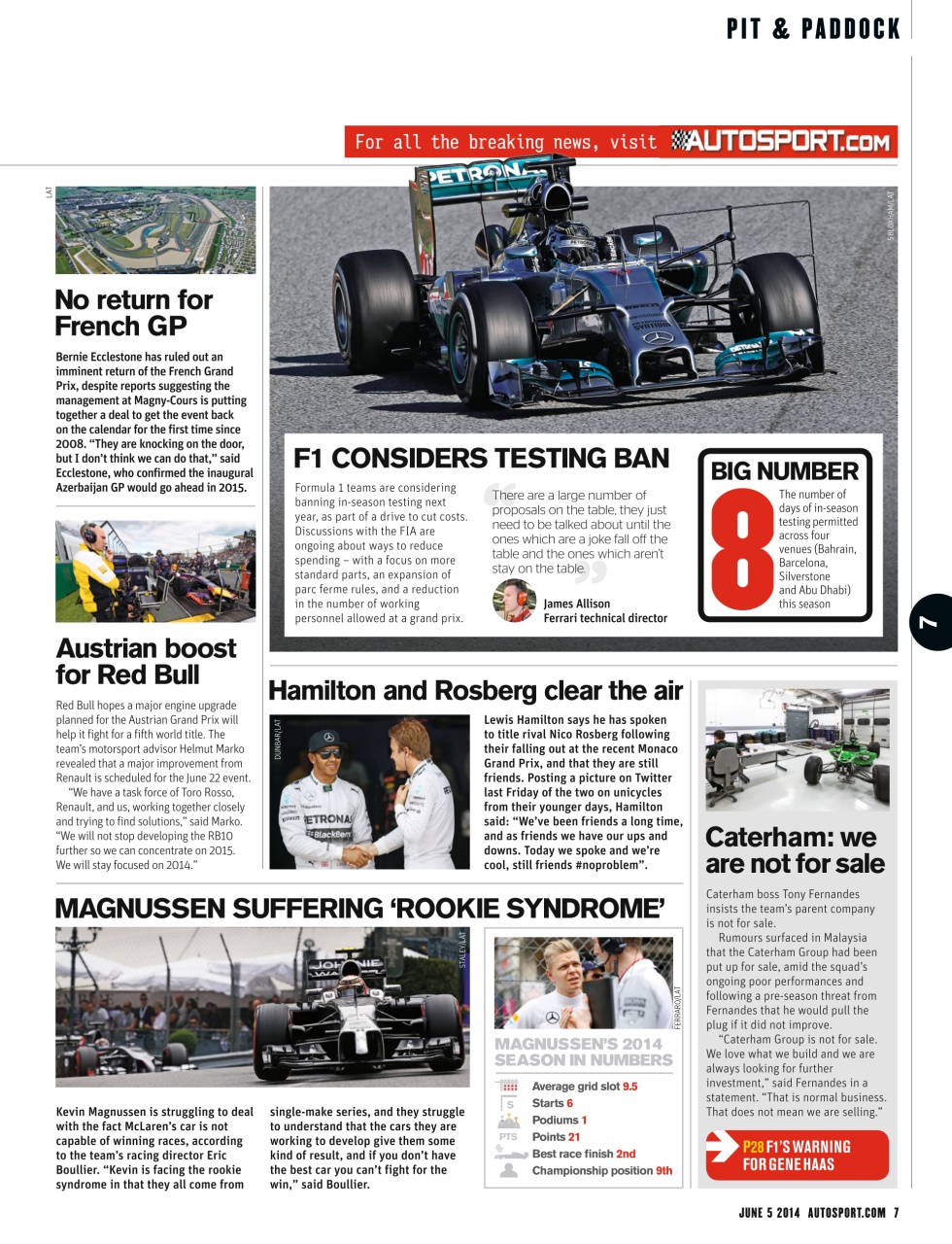 Autosport Preview Pages
