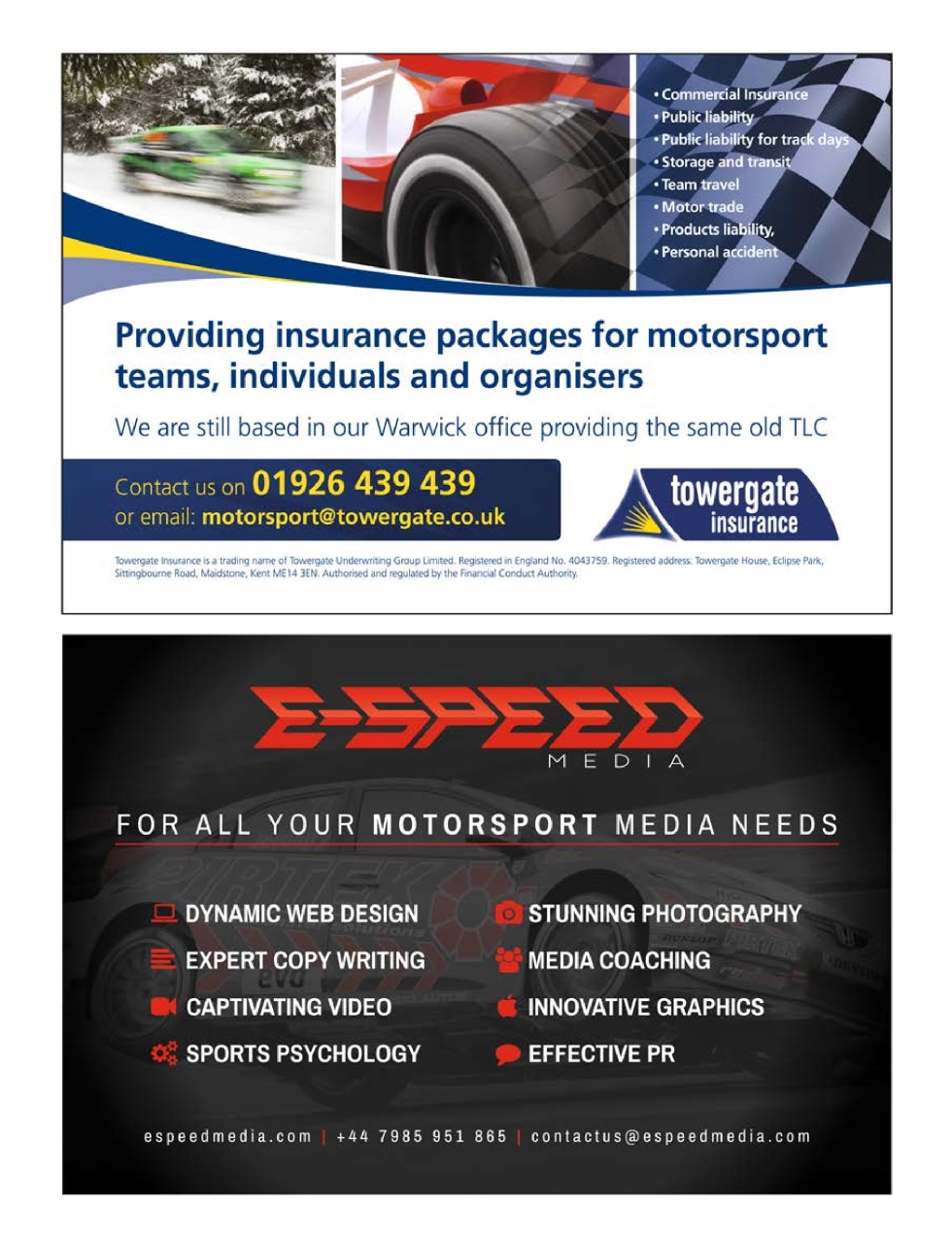 Autosport Preview Pages
