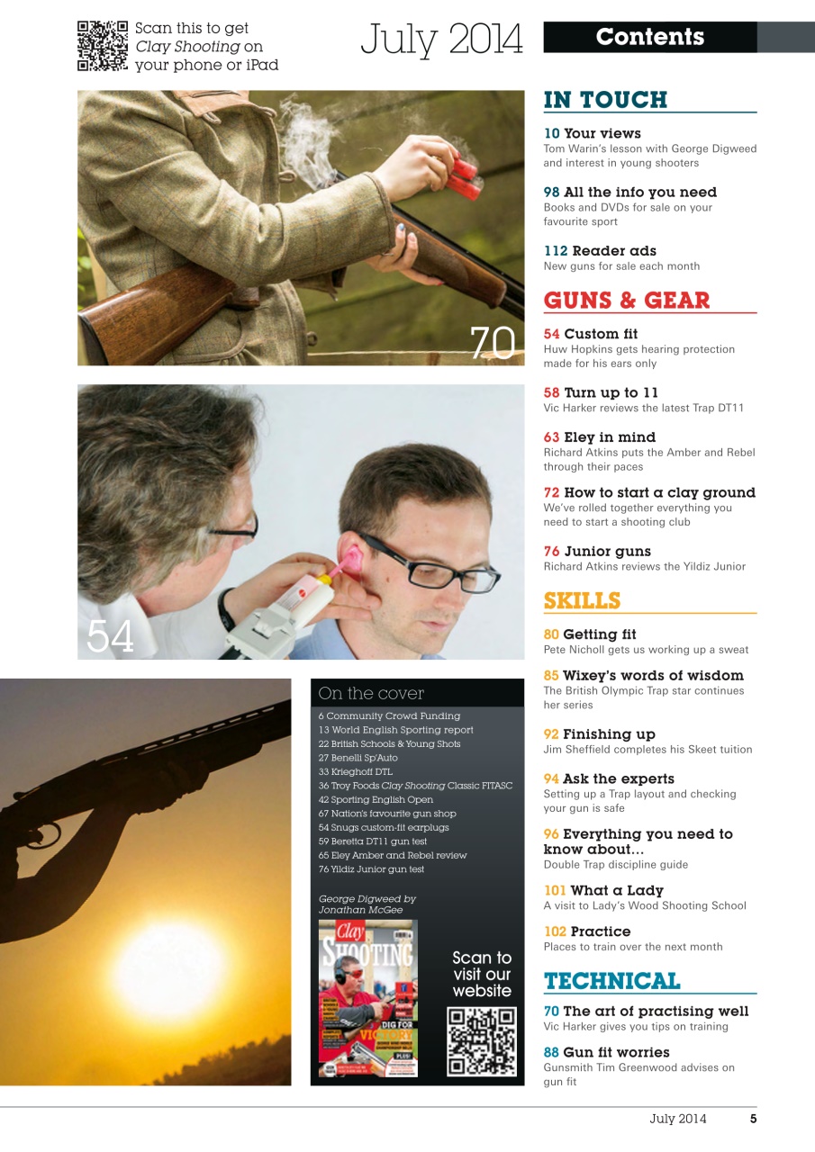 Clay Shooting Preview Pages