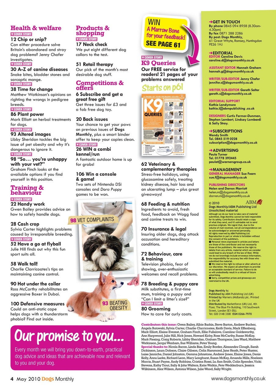 Dogs Monthly Preview Pages