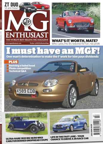 MG Enthusiast issue Vol.44 No.7 I must have an MGF