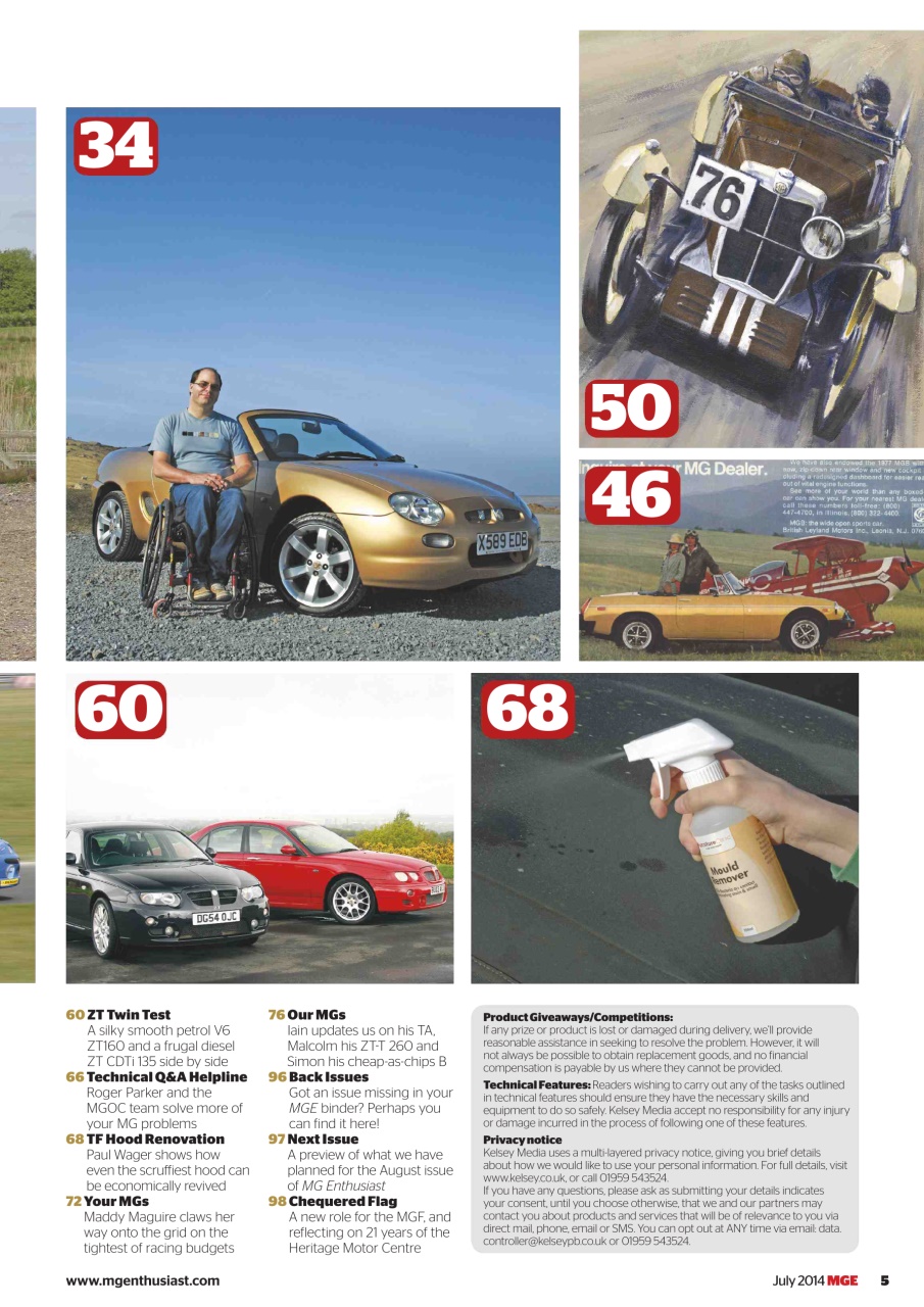 MG Enthusiast Preview Pages
