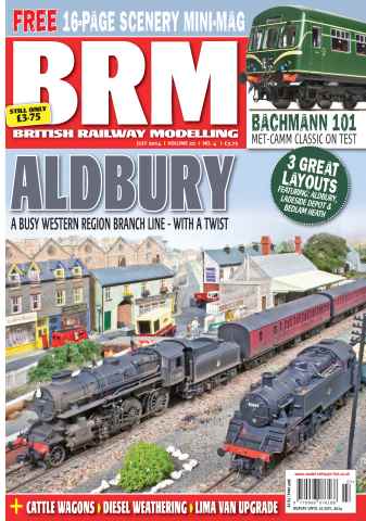 British Railway Modelling (BRM) issue July 2014 + FREE Scenery Supplement