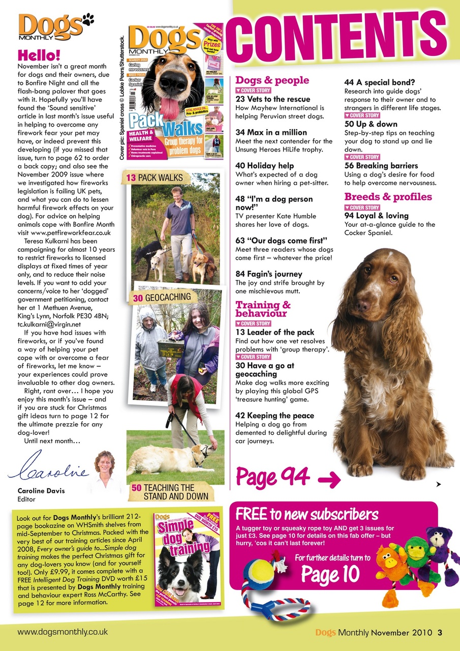 Dogs Monthly Preview Pages
