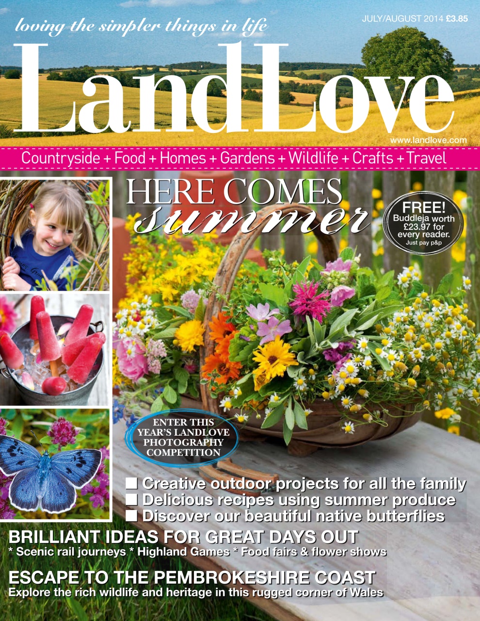 LandLove Magazine Preview Pages