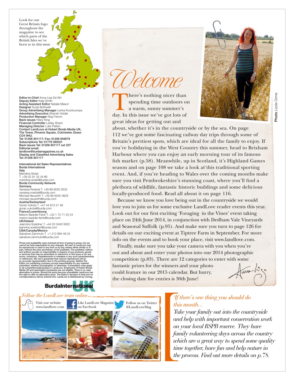 LandLove Magazine Preview Pages