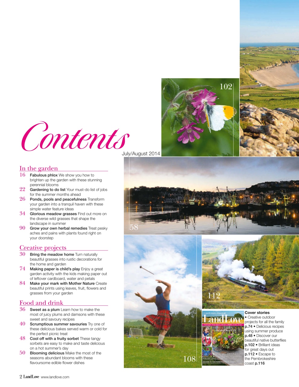 LandLove Magazine Preview Pages