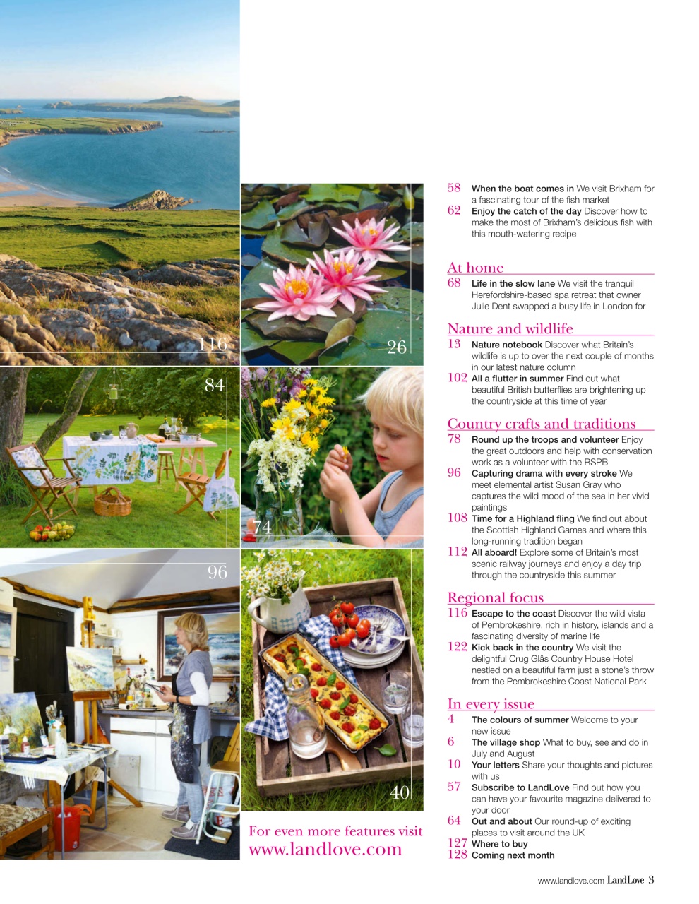 LandLove Magazine Preview Pages