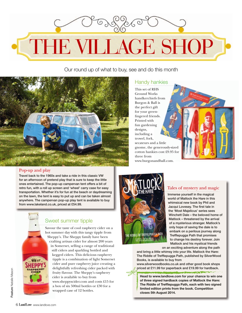 LandLove Magazine Preview Pages