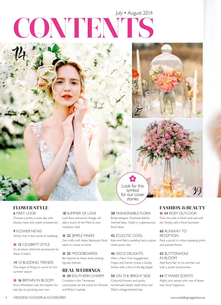 Wedding Flowers Magazine Preview Pages