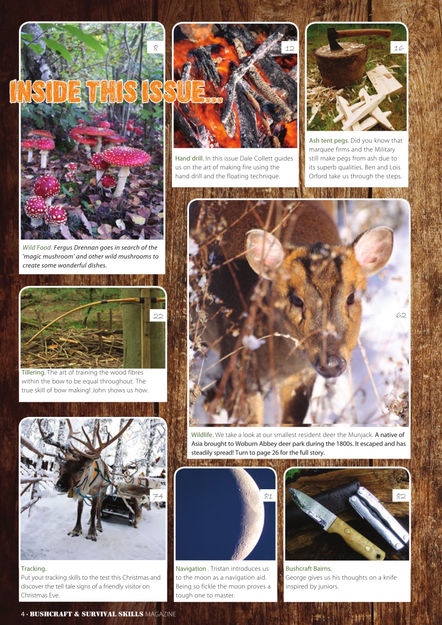 Bushcraft & Survival Skills Magazine Preview Pages