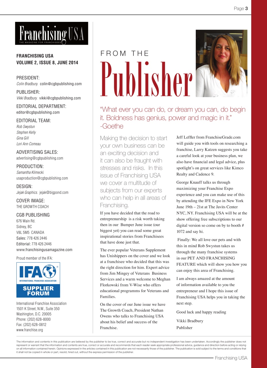 Franchising USA Preview Pages