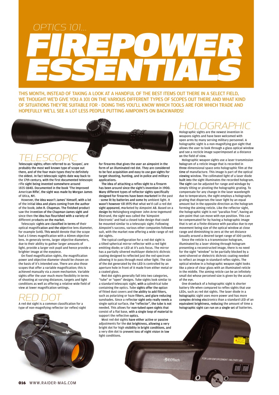 Raider Preview Pages