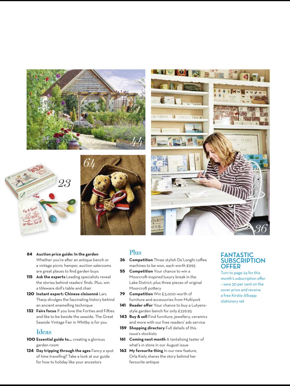 Homes & Antiques Magazine Preview Pages